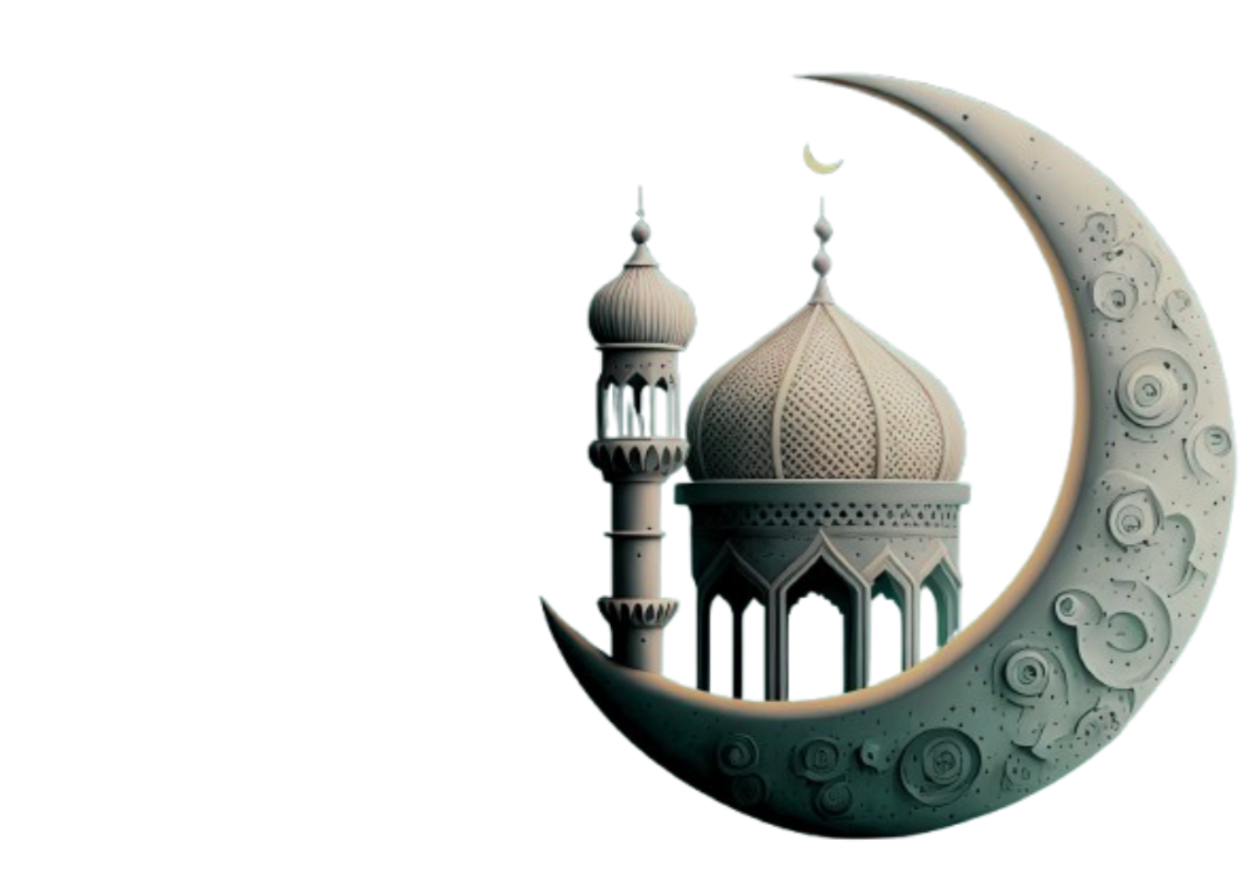 Moon and Mosque